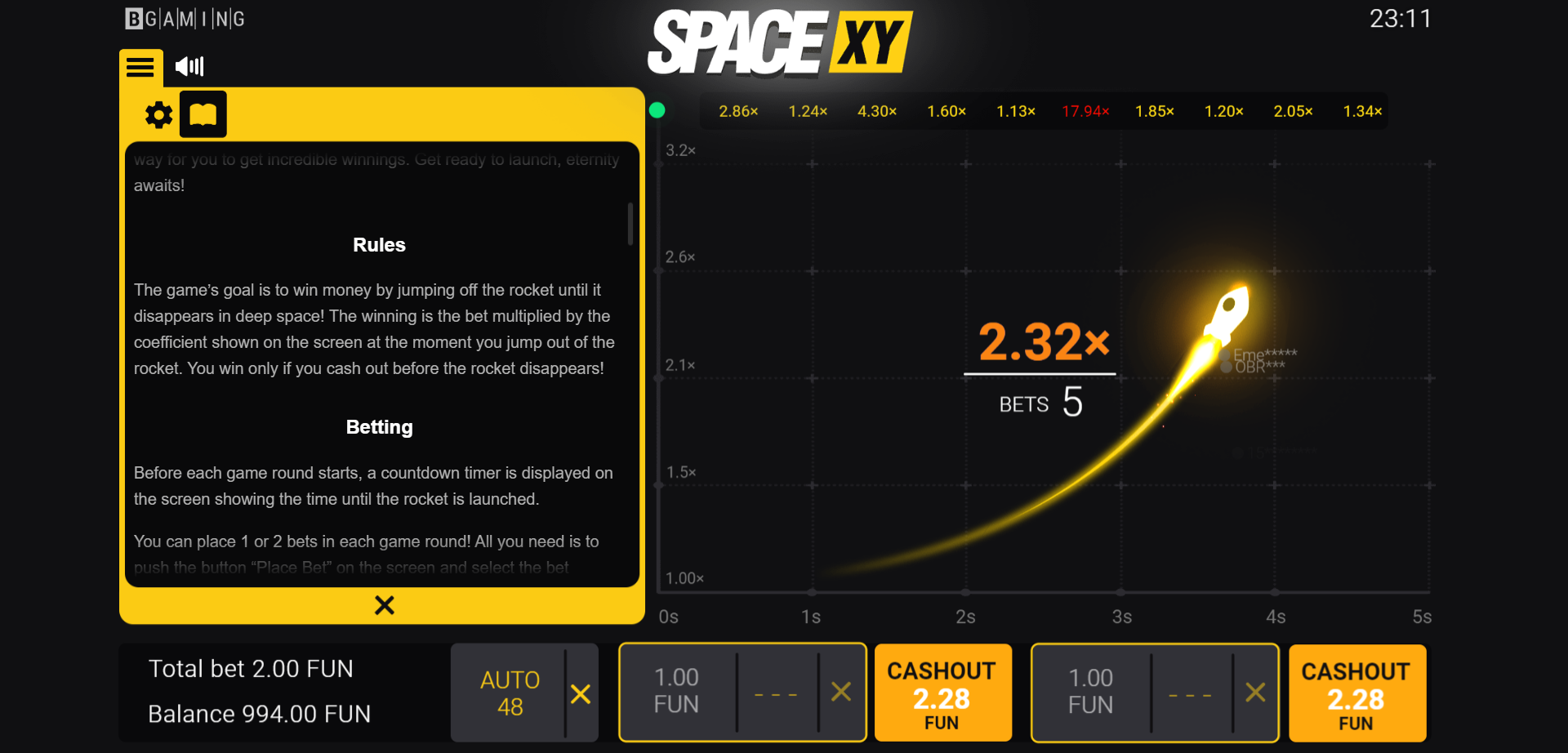 Jogue Space XY no Betano Casino - Space XY Play